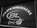 Bud Light Lime It's 5pm Somewhere LED Neon Sign USB - White - TheLedHeroes