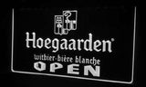 Hoegaarden Open LED Neon Sign USB - White - TheLedHeroes