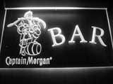 Captain Morgan Bar LED Neon Sign USB - White - TheLedHeroes