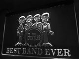 The Beatles Best Band Ever (3) LED Neon Sign USB - White - TheLedHeroes