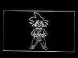 Dragon Ball Z GT Super Saiya Son Goku LED Neon Sign Electrical - White - TheLedHeroes
