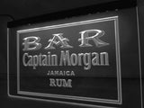 FREE Captain Morgan Jamaica Rum Bar LED Sign - White - TheLedHeroes