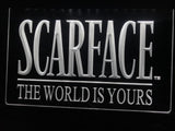 Scarface The World is Yours LED Neon Sign Electrical - White - TheLedHeroes