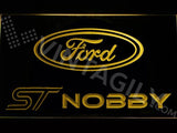 Ford ST Nobby LED Neon Sign USB - Yellow - TheLedHeroes