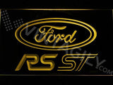 Ford RS/ST LED Neon Sign USB - Yellow - TheLedHeroes