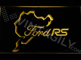 FREE Ford RS Nürburgring LED Sign - Yellow - TheLedHeroes