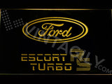 FREE Ford Escort RS Turbo LED Sign - Yellow - TheLedHeroes