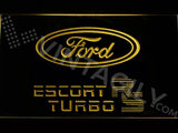 Ford Escort RS Turbo LED Neon Sign Electrical - Yellow - TheLedHeroes