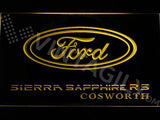 Ford Sierra RS Cosworth LED Neon Sign USB - Yellow - TheLedHeroes