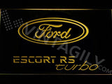Ford Escort RS Turbo 2 LED Neon Sign Electrical - Yellow - TheLedHeroes