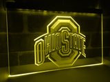 Ohio State LED Neon Sign USB - Yellow - TheLedHeroes