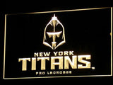 New York Titans LED Neon Sign USB - Purple - TheLedHeroes