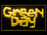 Green Day Music Rock Roll LED Neon Sign USB - Yellow - TheLedHeroes
