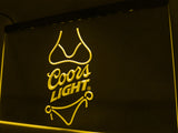 FREE Coors Light Bikini LED Sign - Yellow - TheLedHeroes