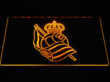 Real Sociedad LED Neon Sign USB - Yellow - TheLedHeroes