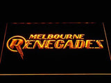 Melbourne Renegades LED Neon Sign USB - Yellow - TheLedHeroes