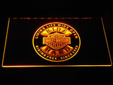Harley Davidson Badge LED Neon Sign USB - Purple - TheLedHeroes