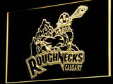 Calgary Roughnecks LED Neon Sign USB - Purple - TheLedHeroes