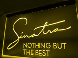 Frank Sinatra Nothing But the Best LED Neon Sign Electrical - Yellow - TheLedHeroes