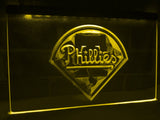 Philadelphia Phillies LED Neon Sign Electrical - Yellow - TheLedHeroes