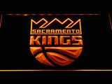 Sacramento Kings 2 LED Neon Sign Electrical - Yellow - TheLedHeroes