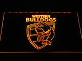 Western Bulldogs LED Neon Sign USB - Yellow - TheLedHeroes