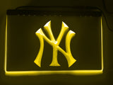 New York Yankees (10) LED Neon Sign USB - Yellow - TheLedHeroes