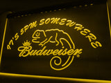 FREE Budweiser Chameleon It's 5pm Somewhere LED Sign - Yellow - TheLedHeroes