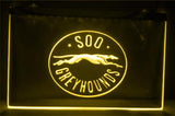 Soo Greyhound LED Neon Sign USB - Yellow - TheLedHeroes