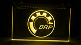 FREE Bombardier Recreational Products BRP LED Sign - Yellow - TheLedHeroes