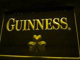 FREE Guinness Beer Shamrock (2) LED Sign - Yellow - TheLedHeroes