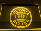 FREE Victoria Bitter Beer LED Sign - Yellow - TheLedHeroes