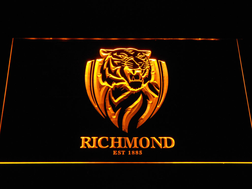 Richmond Football Club LED Sign - Yellow - TheLedHeroes