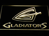 Cleveland Gladiators LED Neon Sign Electrical - Yellow - TheLedHeroes