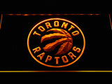 Toronto Raptors 2 LED Neon Sign USB - Yellow - TheLedHeroes