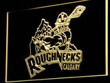 Calgary Roughnecks LED Neon Sign Electrical - Purple - TheLedHeroes