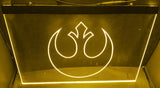 Star Wars Rebel Alliance LED Neon Sign Electrical - Yellow - TheLedHeroes