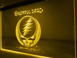 Grateful Dead LED Neon Sign USB - Yellow - TheLedHeroes