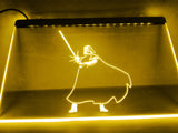 Star Wars Darth Vader (2) LED Neon Sign Electrical - Yellow - TheLedHeroes