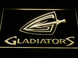 FREE Cleveland Gladiators LED Sign - Yellow - TheLedHeroes