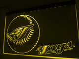 Toronto Blue Jays (2) LED Neon Sign USB - Yellow - TheLedHeroes