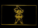 Dragon Ball Z GT Super Saiya Son Goku LED Neon Sign Electrical - Yellow - TheLedHeroes