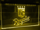 Kansas City Royals LED Neon Sign USB - Yellow - TheLedHeroes
