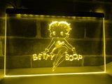 Betty Boop LED Neon Sign Electrical - Yellow - TheLedHeroes