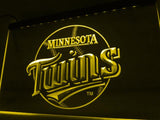 Minnesota Twins LED Neon Sign USB - Yellow - TheLedHeroes
