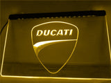 Ducati 2 LED Neon Sign Electrical - Yellow - TheLedHeroes