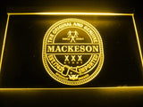 Mackeson Stout LED Neon Sign Electrical - Yellow - TheLedHeroes