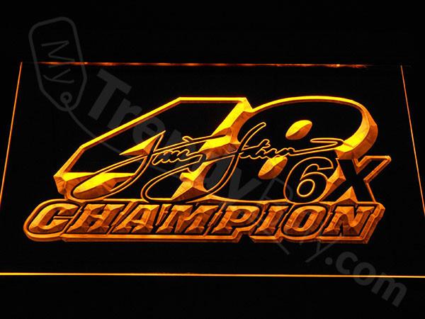 Jimmie Johnson LED Neon Sign Electrical - Yellow - TheLedHeroes