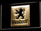 Peugeot LED Neon Sign Electrical - Yellow - TheLedHeroes