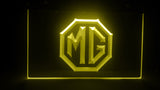 FREE MG Morris Garage LED Sign - Yellow - TheLedHeroes